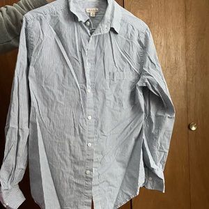 Mens Striped Button Down